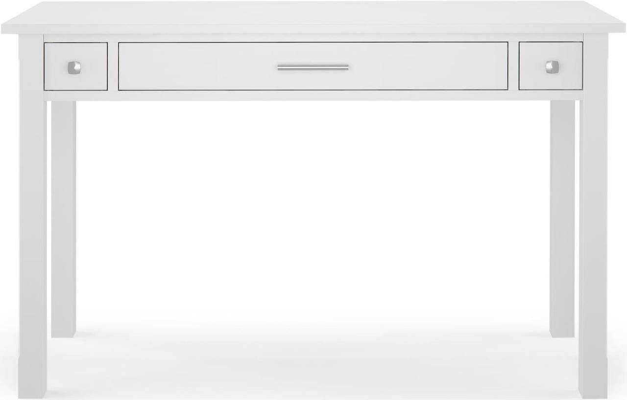 Alt view image 9 of 13 - Avalon SOLID WOOD 47 in Wide Writing Office Desk