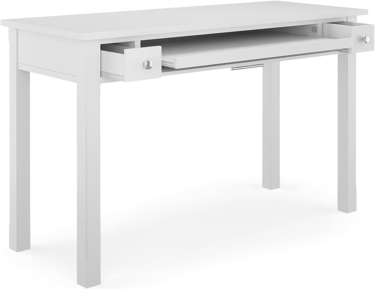 Alt view image 10 of 13 - Avalon SOLID WOOD 47 in Wide Writing Office Desk