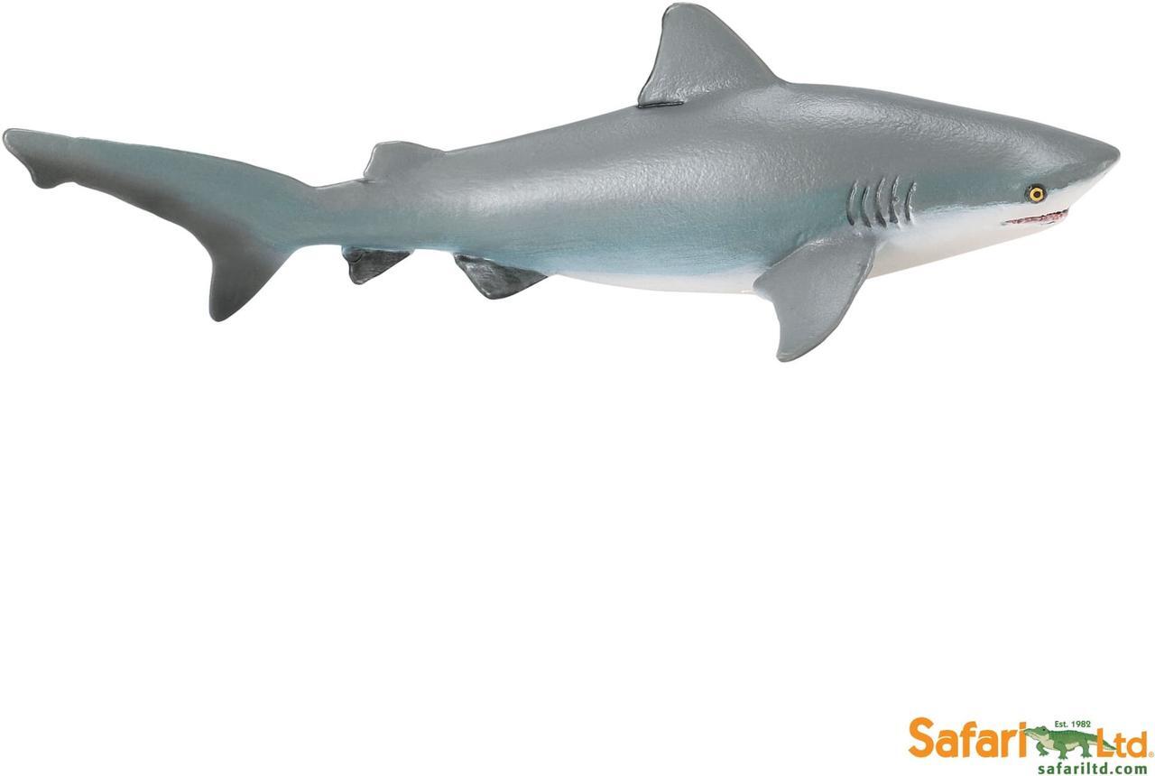 Alt view image 9 of 9 - Wild Safari Sea Life Bull Shark Safari Ltd Animal Educational Toy Figure