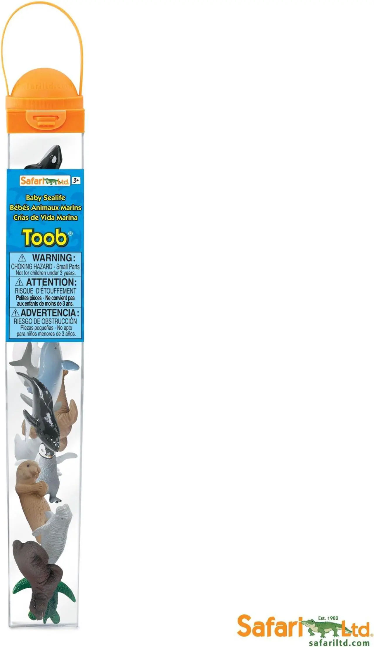 Alt view image 13 of 14 - Plastic Miniatures In Toobs-Baby Sealife