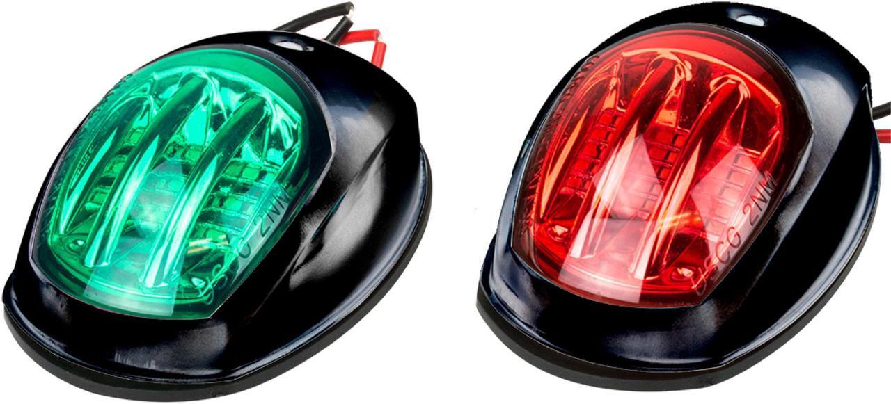 Alt view image 3 of 6 - Sea-Dog Black Led Navigation Lights - Port & Starboard