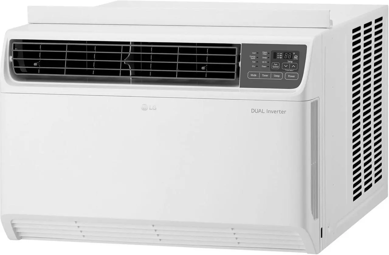 Alt view image 6 of 8 - LG LW1817IVSM 18000 BTU Window Air Conditioner with Inverter 230V White