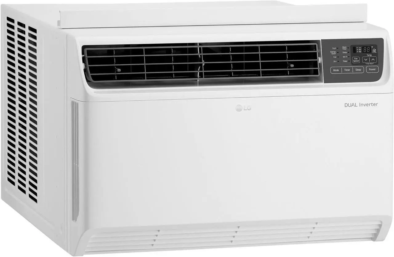 Alt view image 7 of 8 - LG LW1817IVSM 18000 BTU Window Air Conditioner with Inverter 230V White