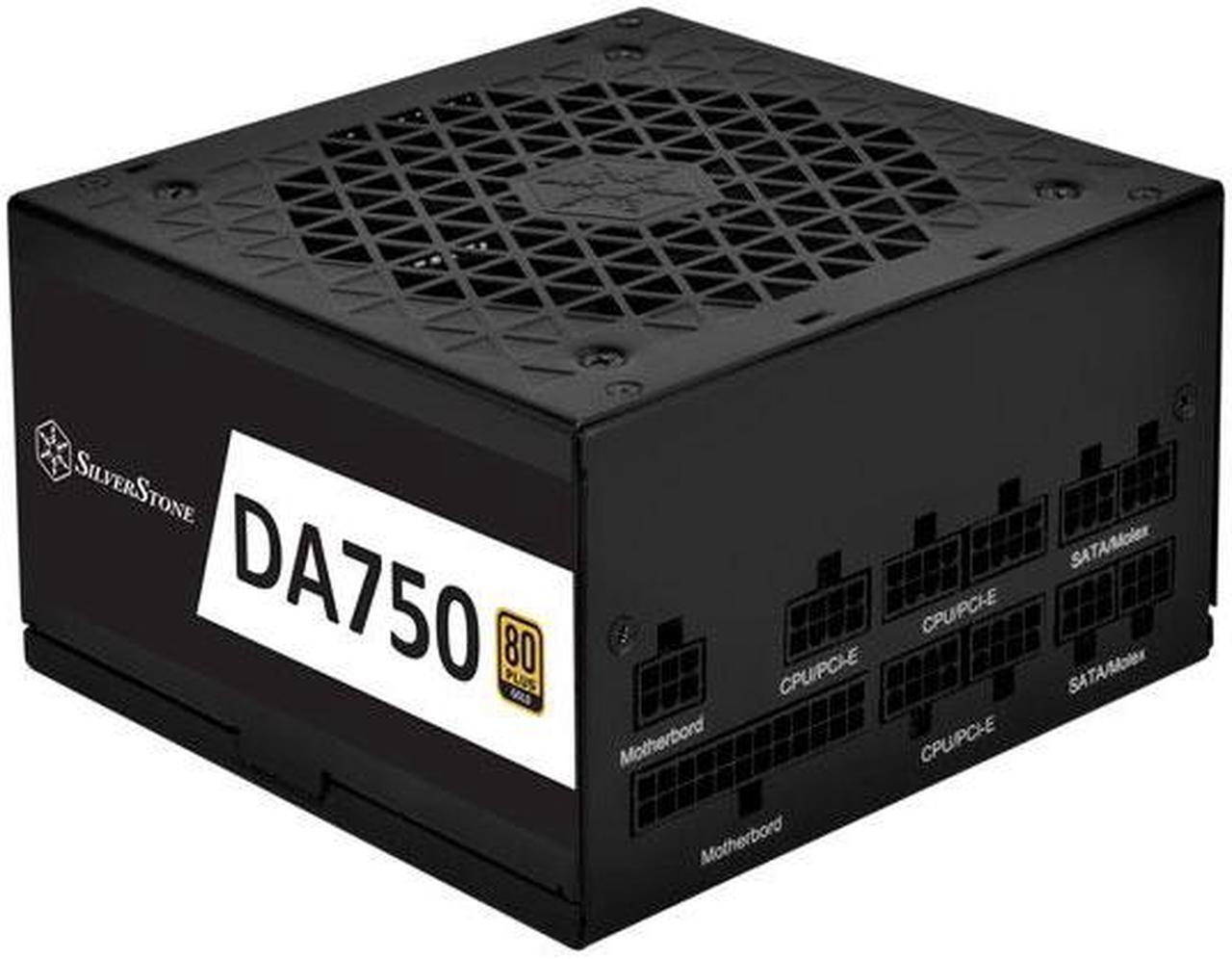 Main image of 750W, ATX, single +12V rails with 62A output, Silent 120mm FDB Fan with 18dBA, efficiency 80Plus Gold certification, All Japanese capacitors,140mm depth, 2x CPU 4+4 pin,4x 6+2pin PCI-E.