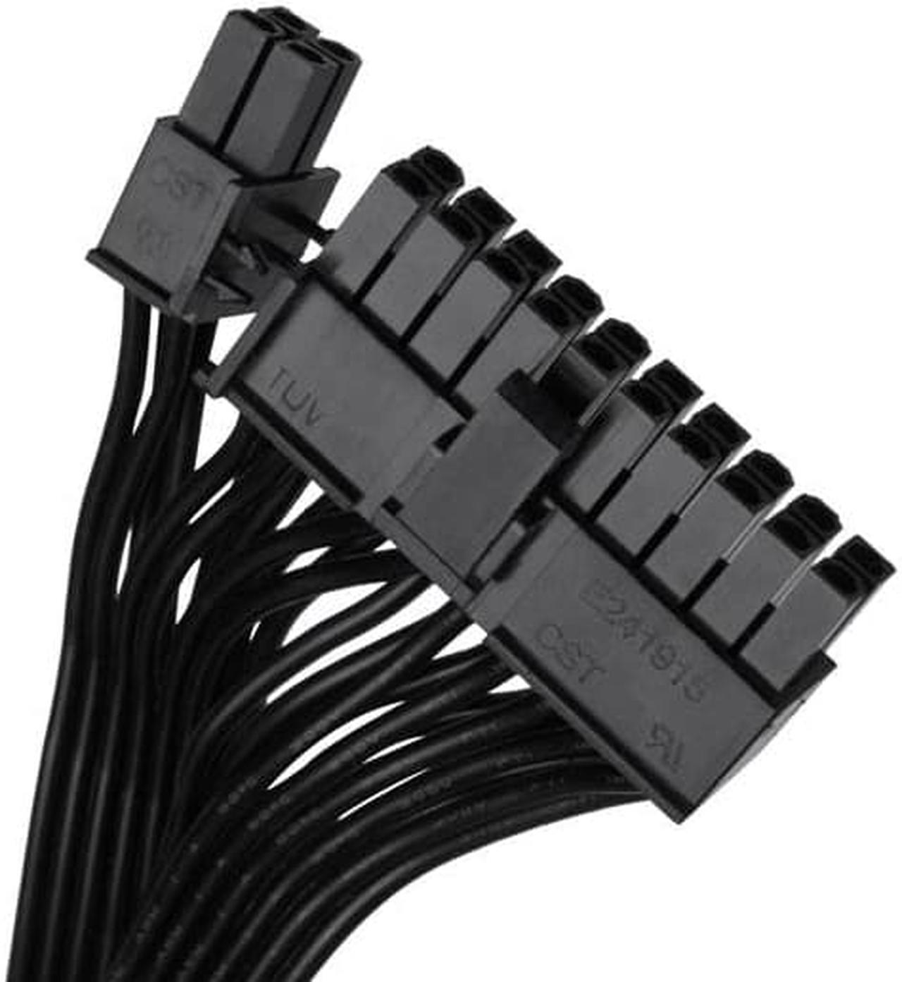 Alt view image 2 of 4 - 750W, ATX, single +12V rails with 62A output, Silent 120mm FDB Fan with 18dBA, efficiency 80Plus Gold certification, All Japanese capacitors,140mm depth, 2x CPU 4+4 pin,4x 6+2pin PCI-E.