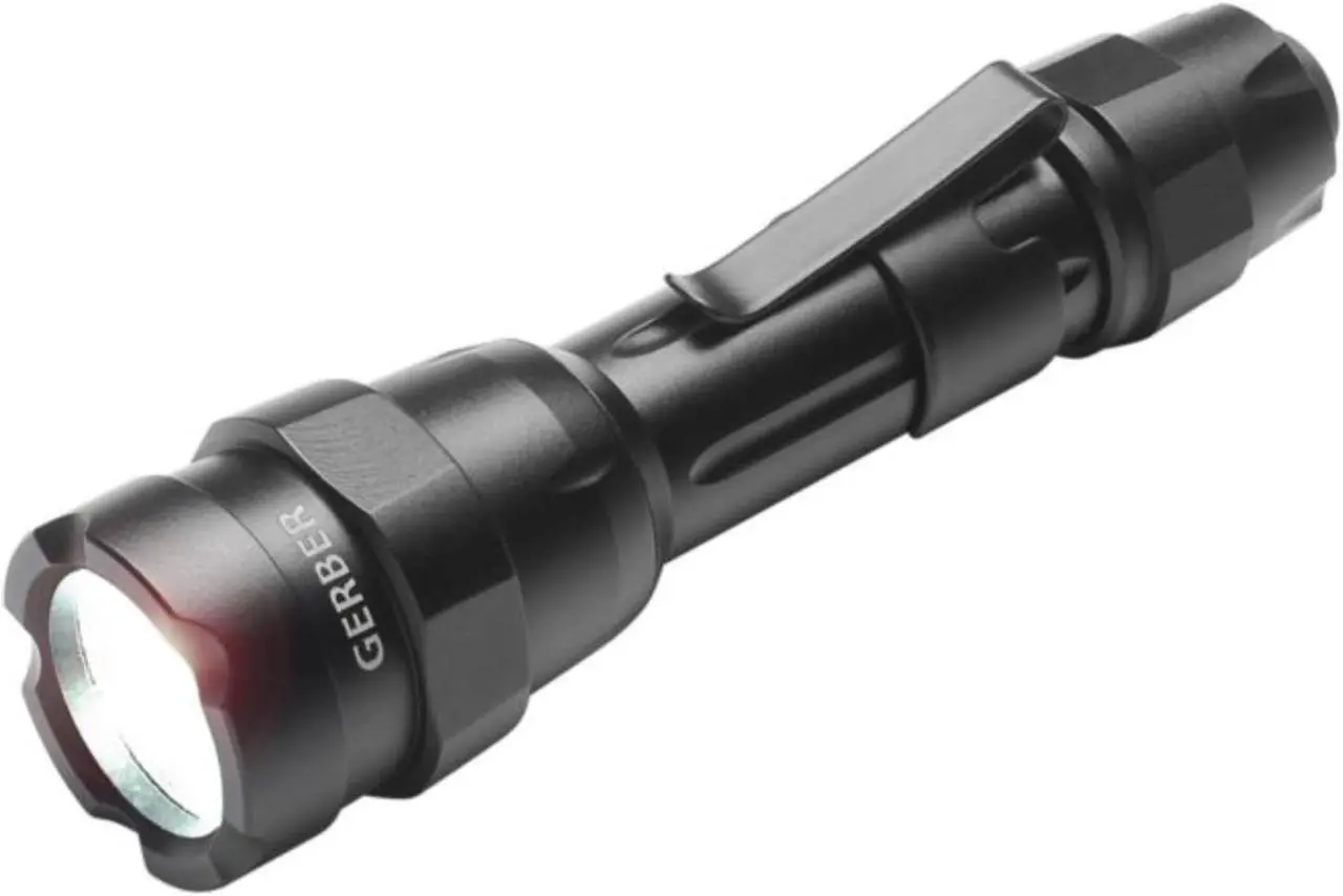 Alt view image 8 of 8 - Gerber Expert M Flashlight, Black Aluminum Body, LED