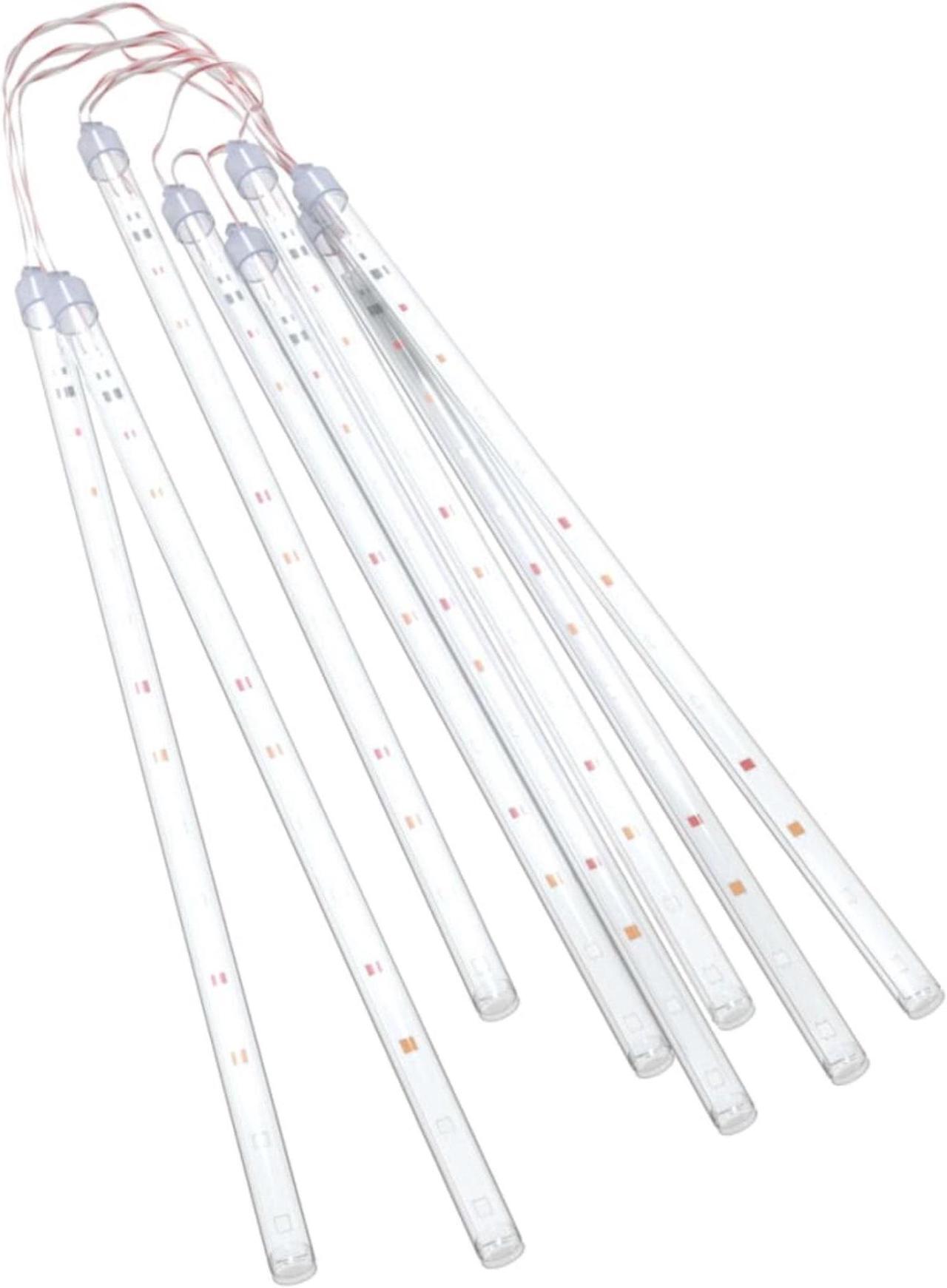 Alt view image 6 of 12 - vidaXL Meteor Lights Falling Rain Lights Cascading Christmas Lights 8 Pcs
