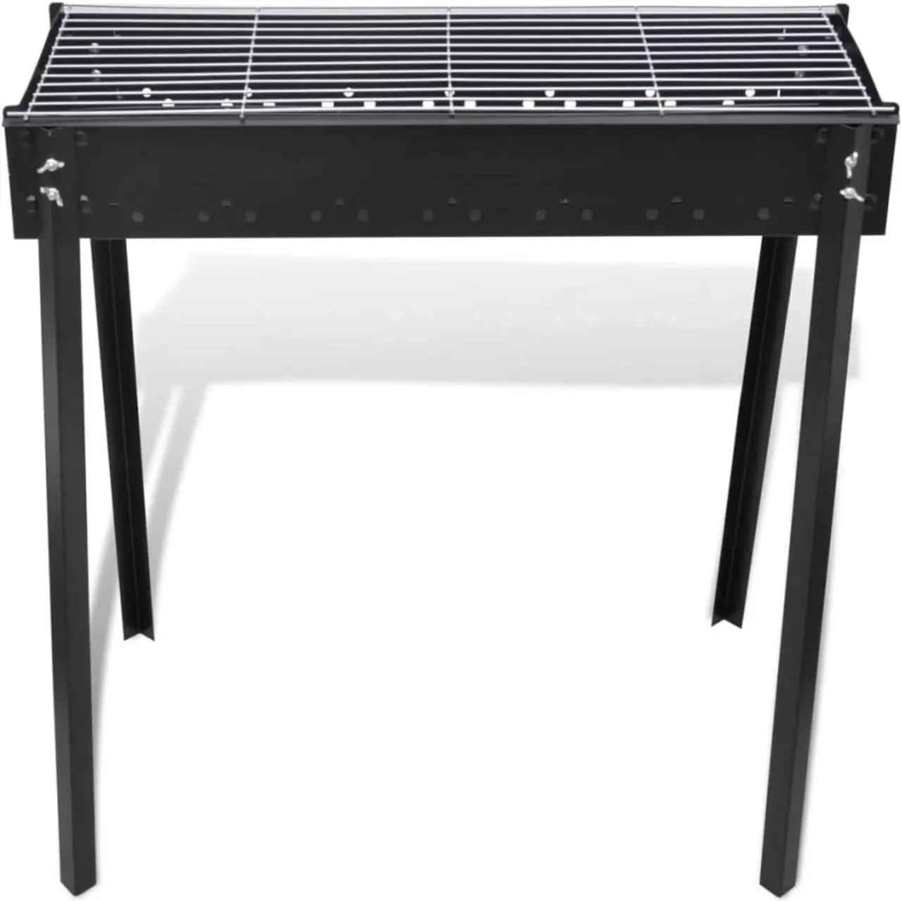 Alt view image 6 of 8 - vidaXL Charcoal Barbecue Charcoal Grill BBQ Grill for Outdoor Camping Picnic