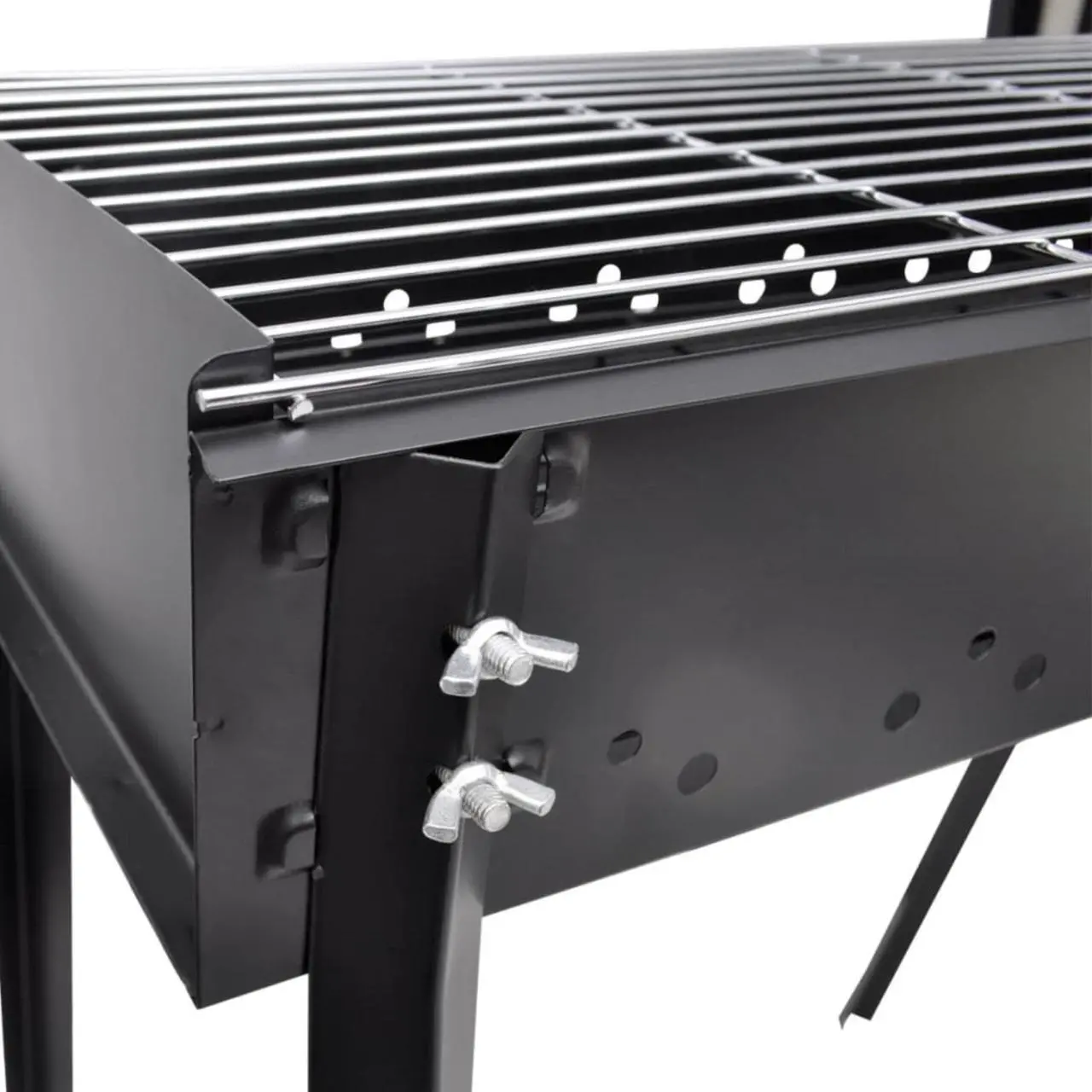 Alt view image 8 of 8 - vidaXL Charcoal Barbecue Charcoal Grill BBQ Grill for Outdoor Camping Picnic