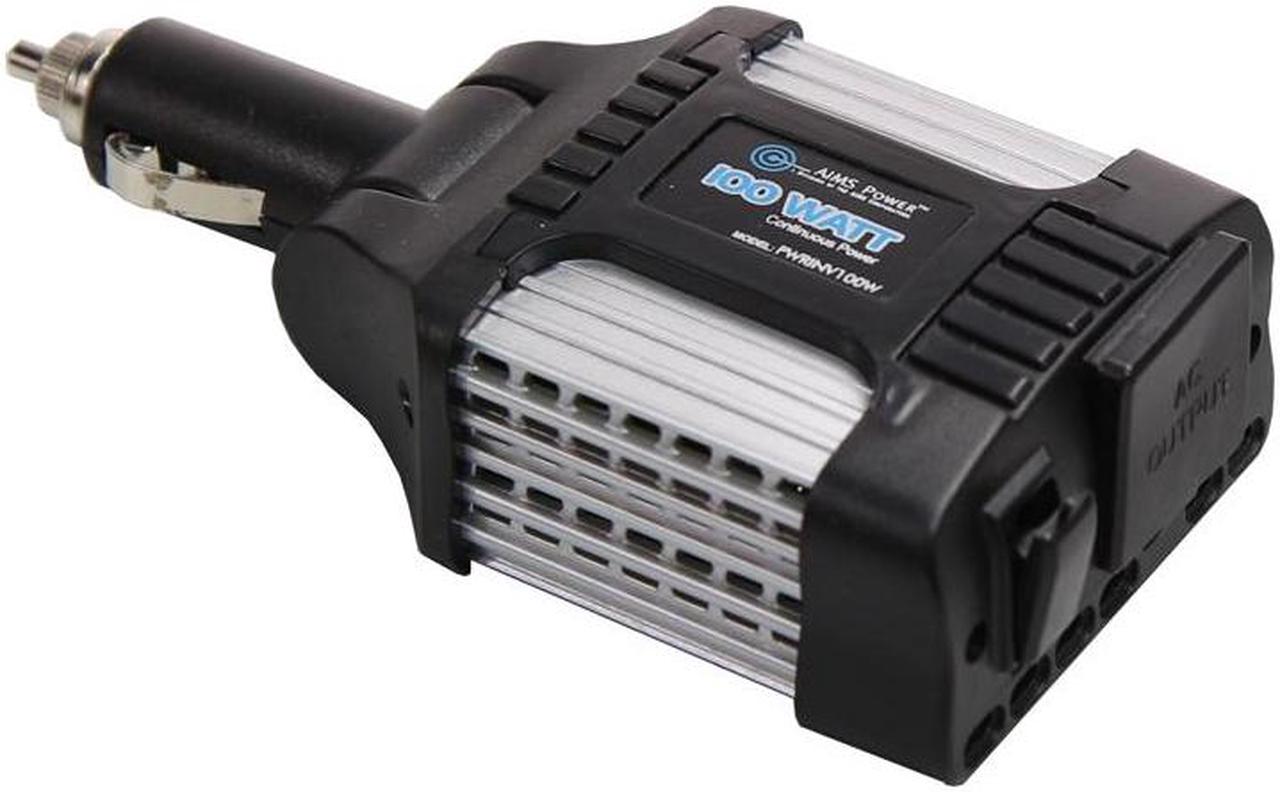Alt view image 2 of 5 - 100 Watt Power Inverter with Cigarette Lighter Plug