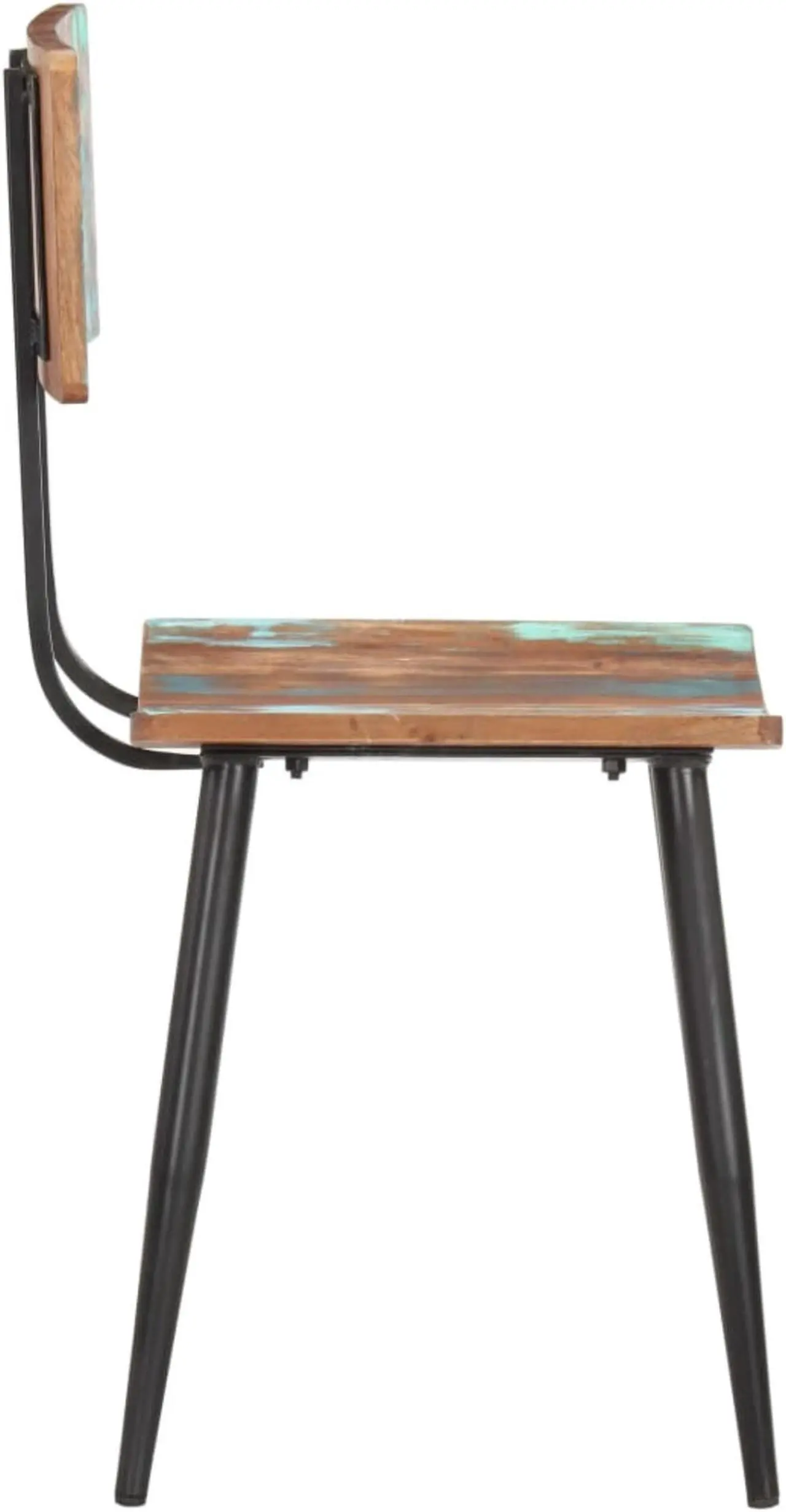 Alt view image 3 of 9 - vidaXL Dining Chairs 2 pcs Solid Reclaimed Wood