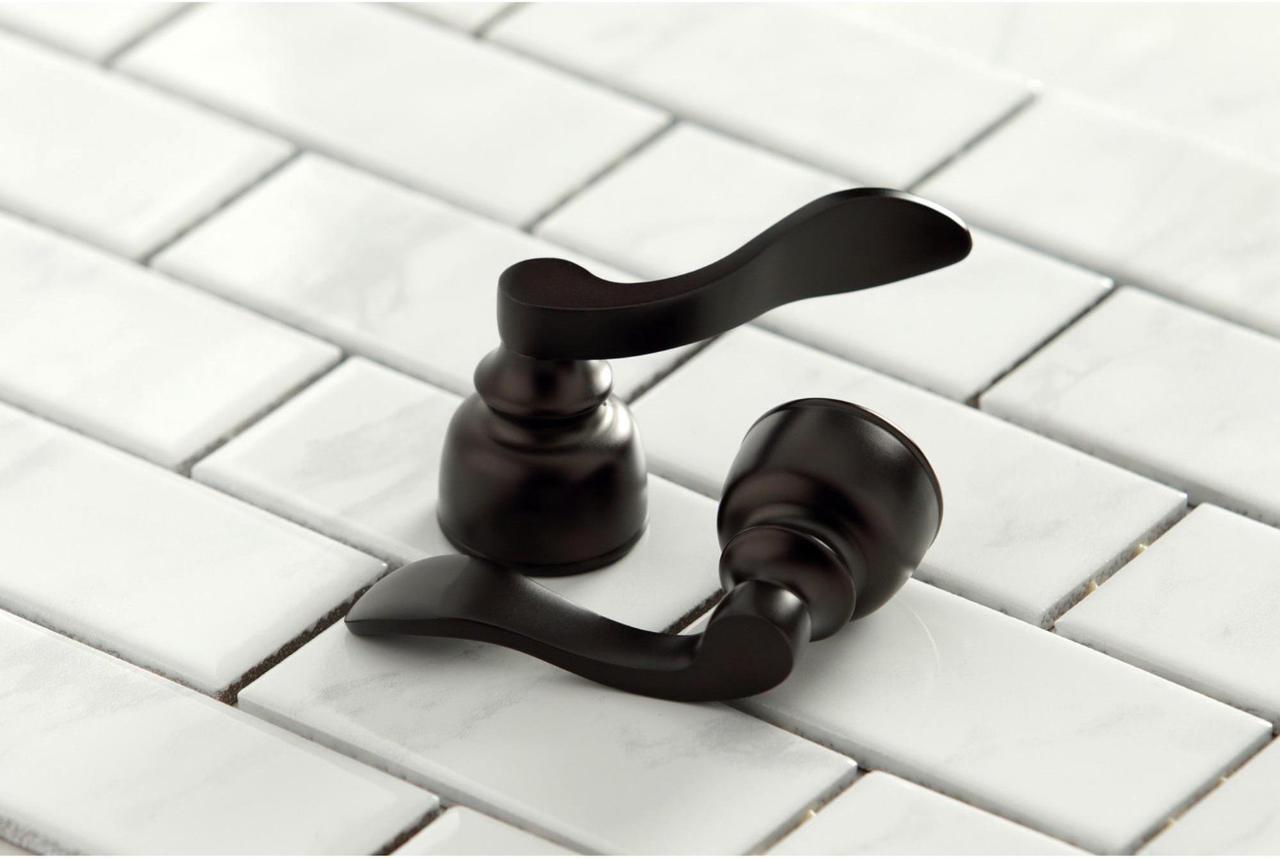 Alt view image 8 of 8 - Kingston Brass KB8795NFL NUWAVE FRENCH 8in Centerset Kitchen Faucet with Twin Le