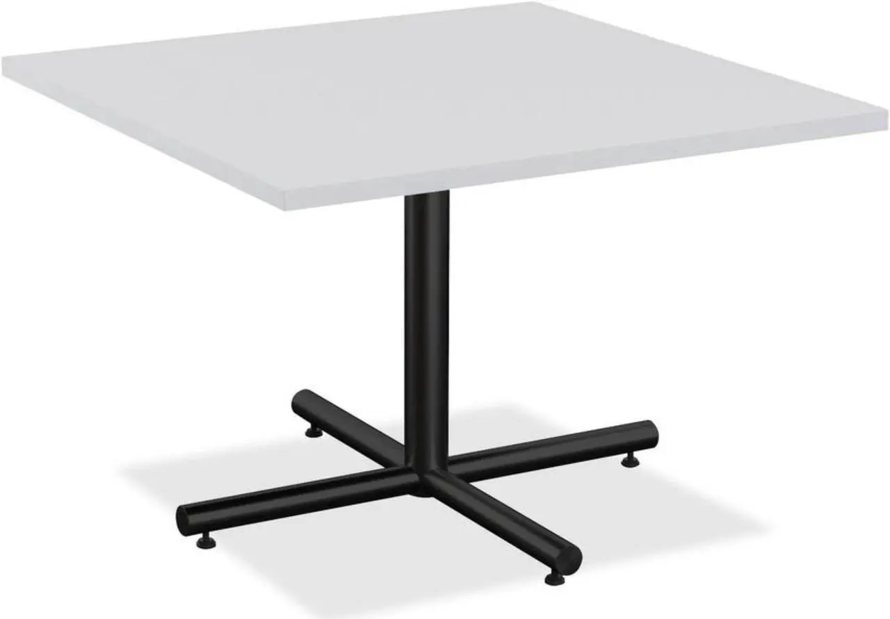 Alt view image 6 of 6 - Lorell Taple Top 42"x42" Light Gray 62587