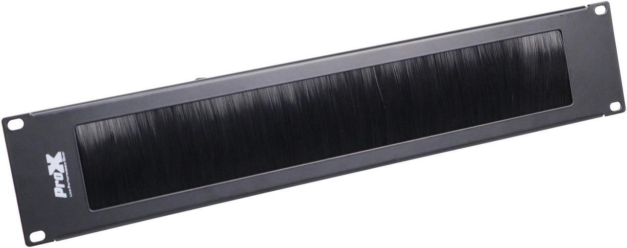 Main image of ProX T-P2BR 2U Rack Panel Brush Cable Management Slot Strips for standard 19-Inch Cabinet