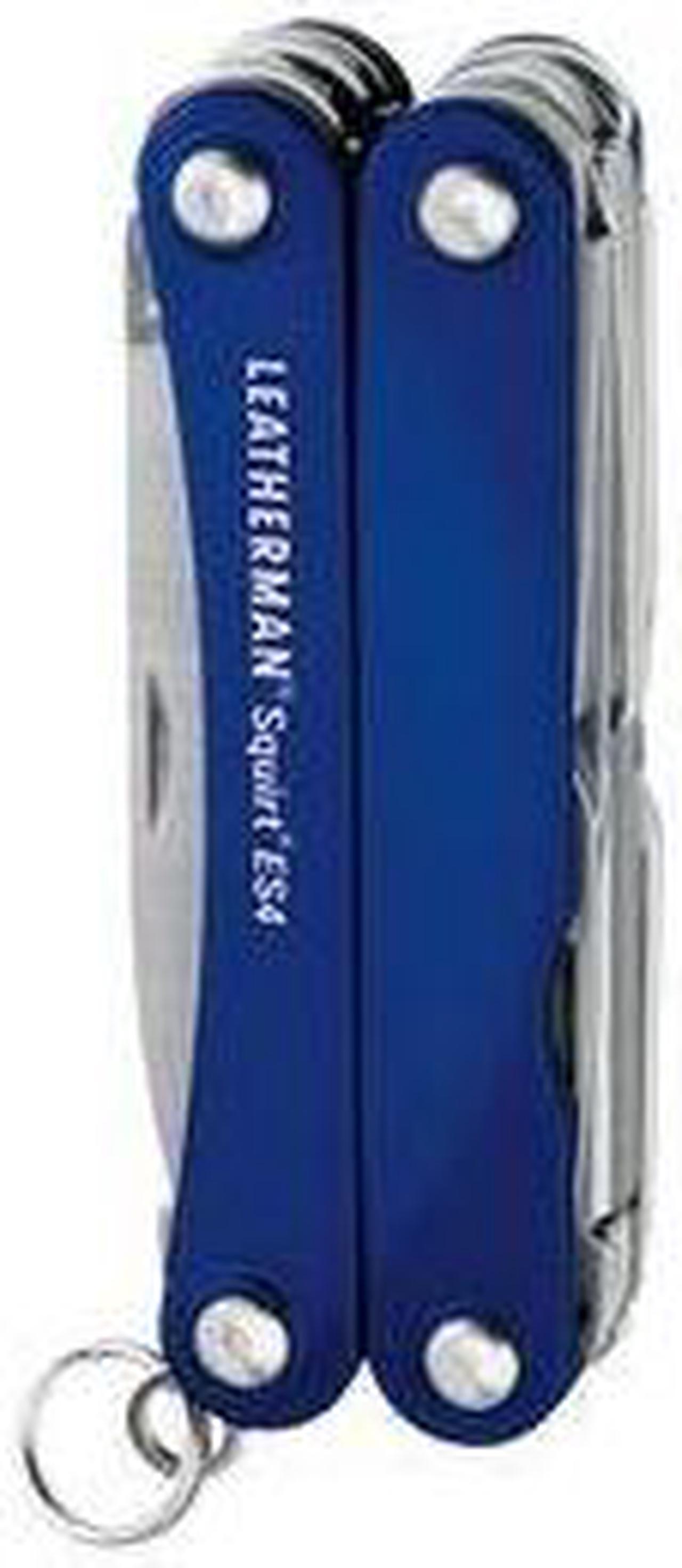 Alt view image 9 of 9 - Leatherman LM41203 Squirt Es4 Blue 2 1/4" Closed Stainless Construction W/ Blue