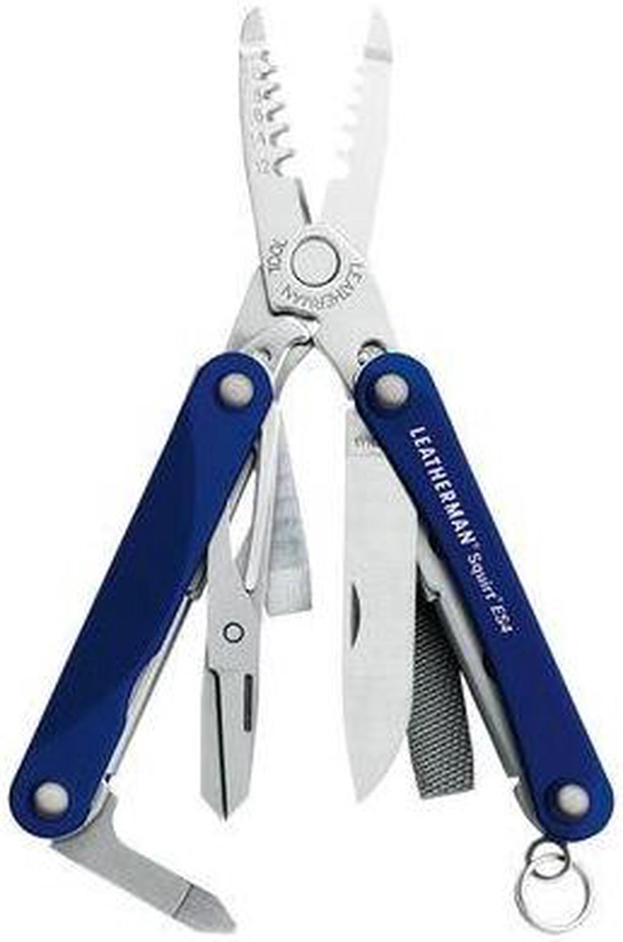 Alt view image 8 of 9 - Leatherman LM41203 Squirt Es4 Blue 2 1/4" Closed Stainless Construction W/ Blue
