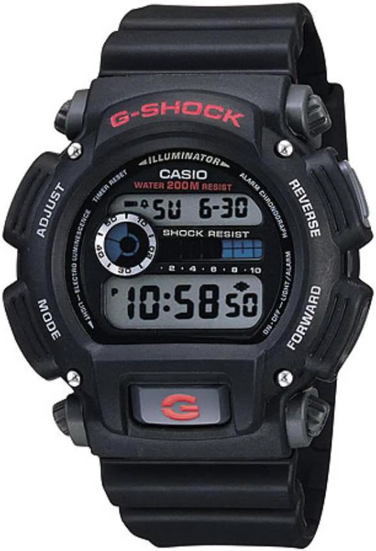 Alt view image 17 of 19 - CASIO DW-9052-1VCF G Shock Mens Watch Black