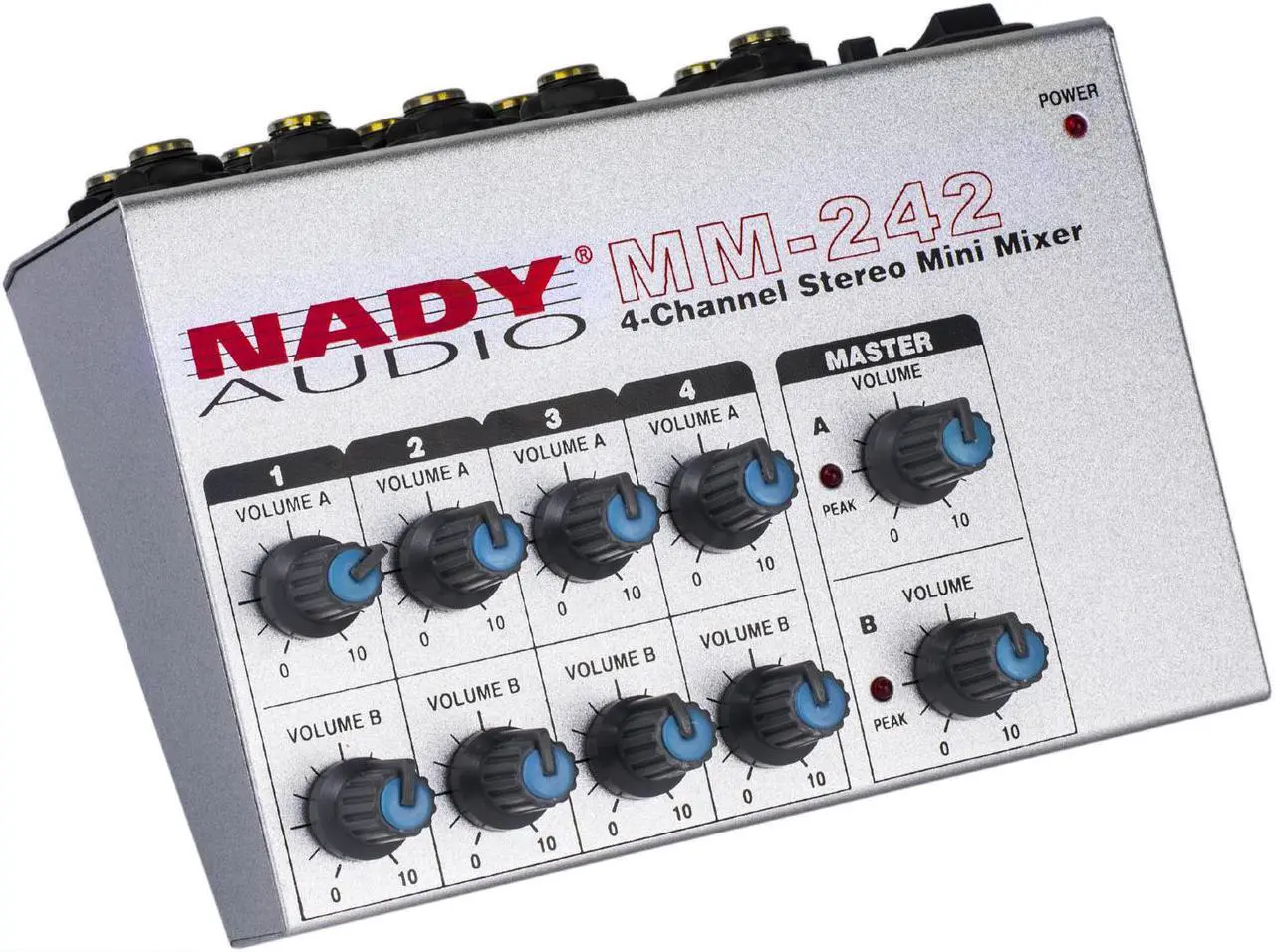 Alt view image 16 of 16 - Nady MM-242 4-Channel Mini Mixer