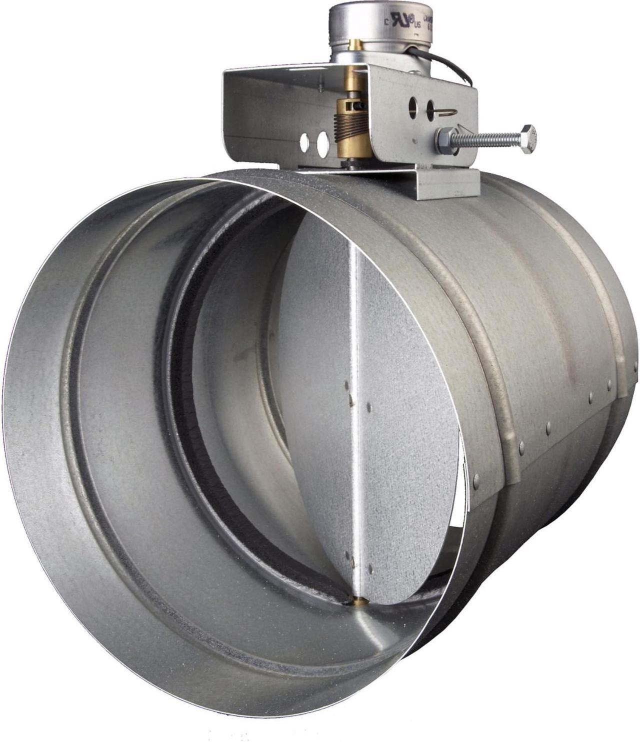 Alt view image 8 of 8 - Broan MD10TU 10" Universal Automatic Make-Up Air Damper with Pressure Sensor Kit