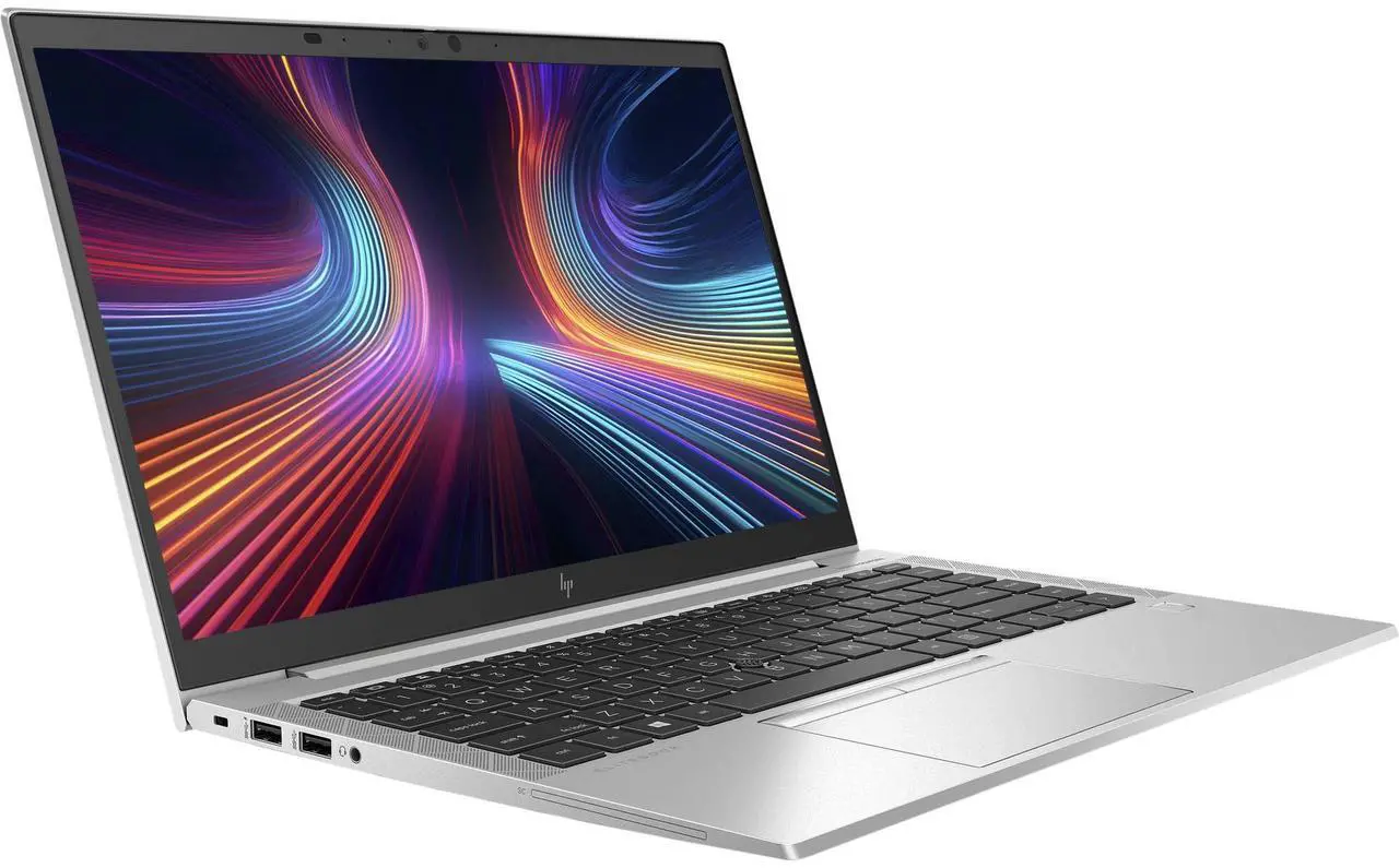 Alt view image 2 of 6 - HP EliteBook 845 G8 14" Laptop, AMD Ryzen 5 PRO 5650U 2.3GHz, 16GB DDR4 RAM, 256GB NVMe M.2 SSD, 1080p Full HD, Webcam, Windows 11 Pro