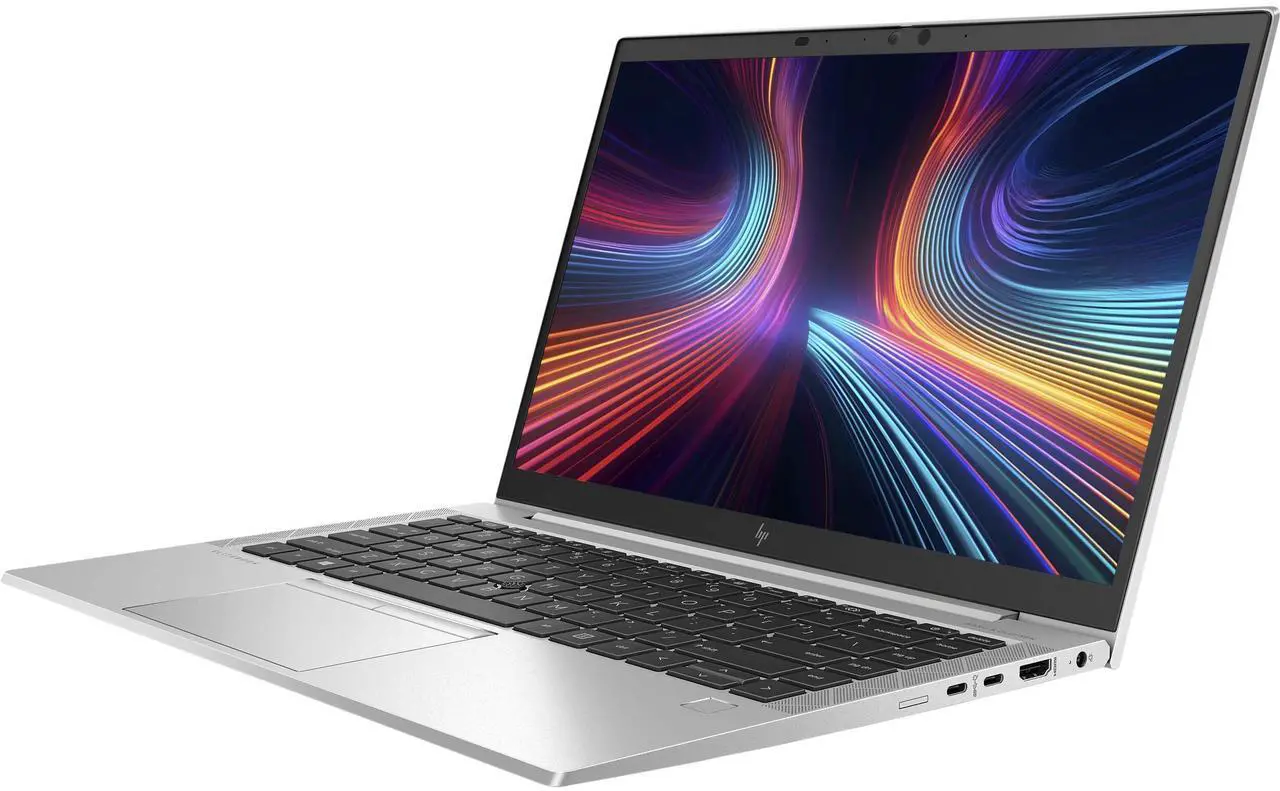Alt view image 3 of 6 - HP EliteBook 845 G8 14" Laptop, AMD Ryzen 5 PRO 5650U 2.3GHz, 16GB DDR4 RAM, 256GB NVMe M.2 SSD, 1080p Full HD, Webcam, Windows 11 Pro