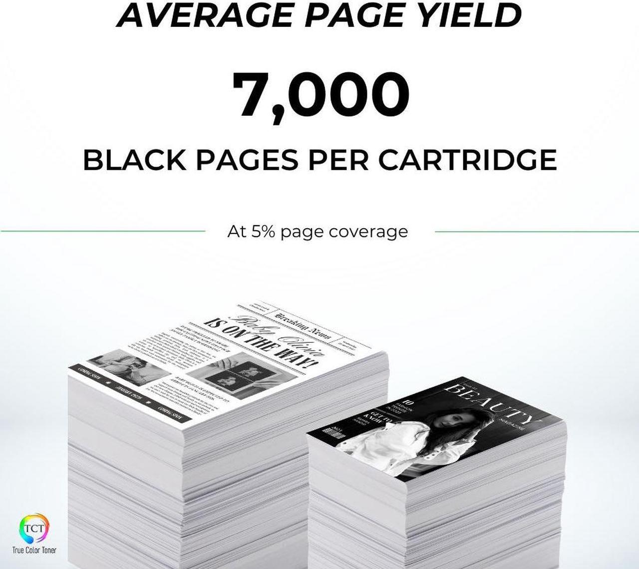 Alt view image 3 of 6 - True Color Toner TN580 Toner Cartridge - Premium Compatible Replacement for Brother TN-580 TN580 Black High Yield Works With Brother DCP-8060 8065 HL-5240 5250 5280 MFC-8460 8660 8870 8860