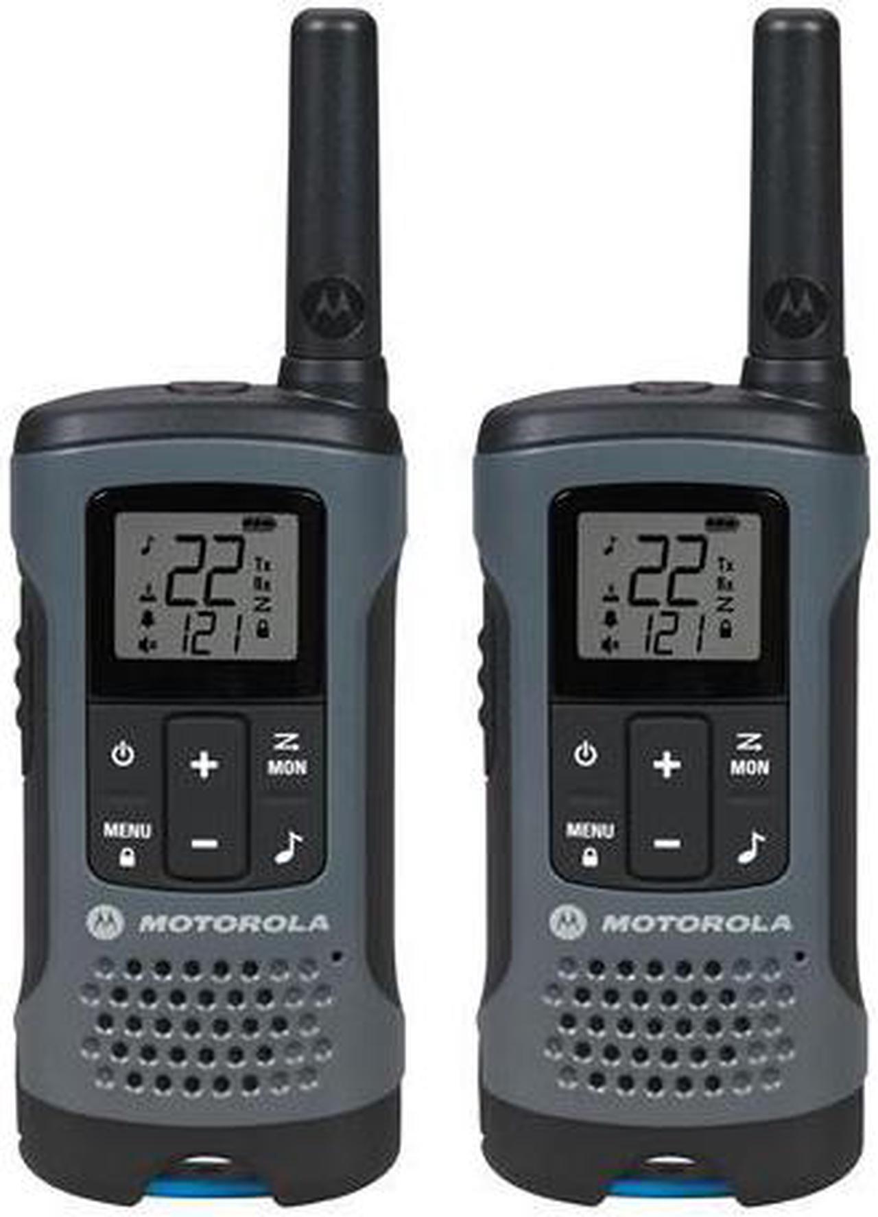 Alt view image 5 of 20 - MOTOROLA T200 Two Way Radio,Gray,NiMh or Alkaline,PK2