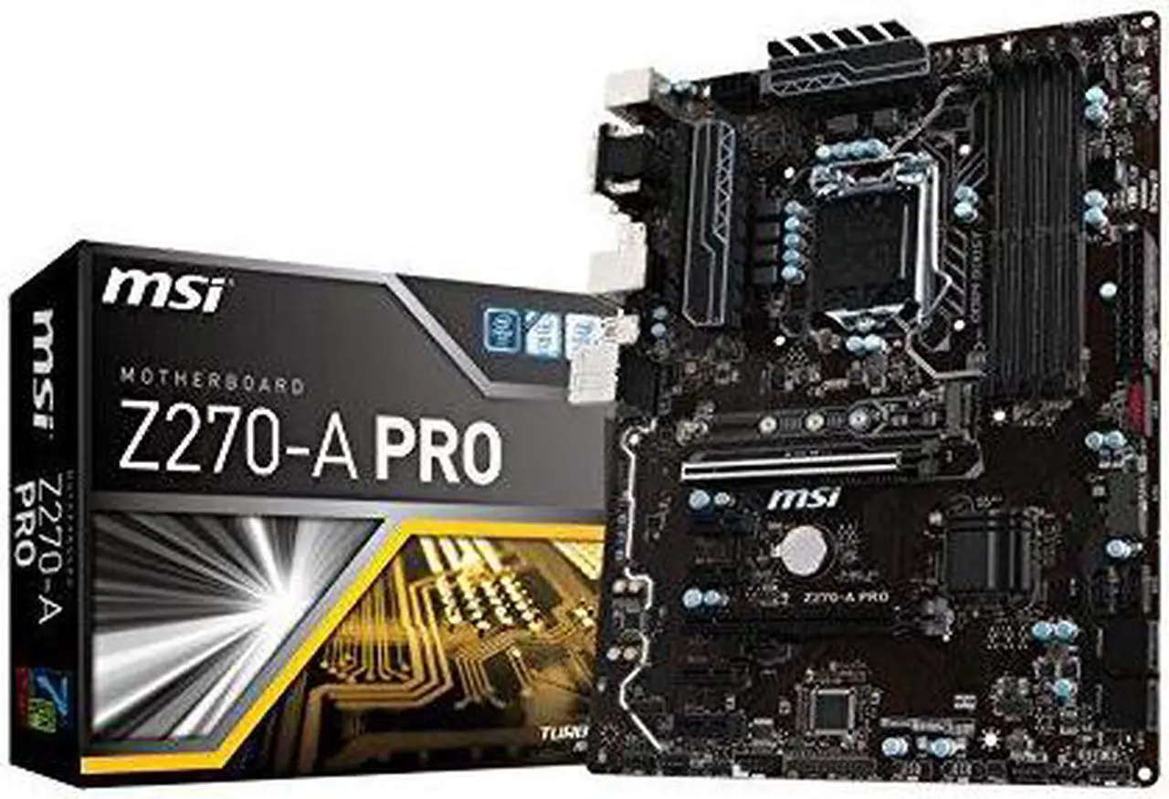 Alt view image 4 of 8 - MSI PRO Z270-A PRO LGA 1151 Intel Z270 USB 3.1 ATX Motherboards - Intel