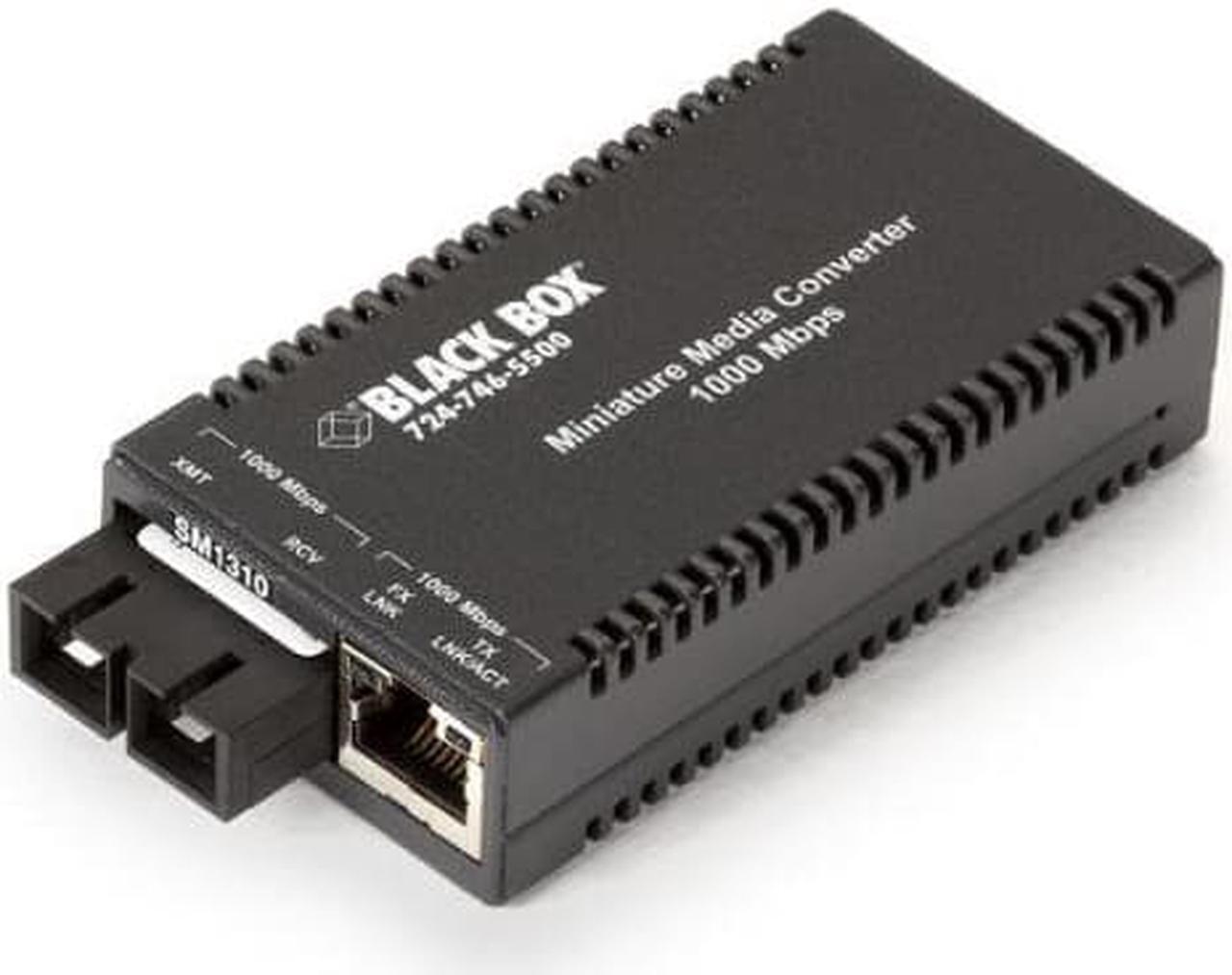 Alt view image 3 of 11 - Black Box PoE PD Media Converter 10Base-T/100Base-TX to 100Base-FX Multimode ST