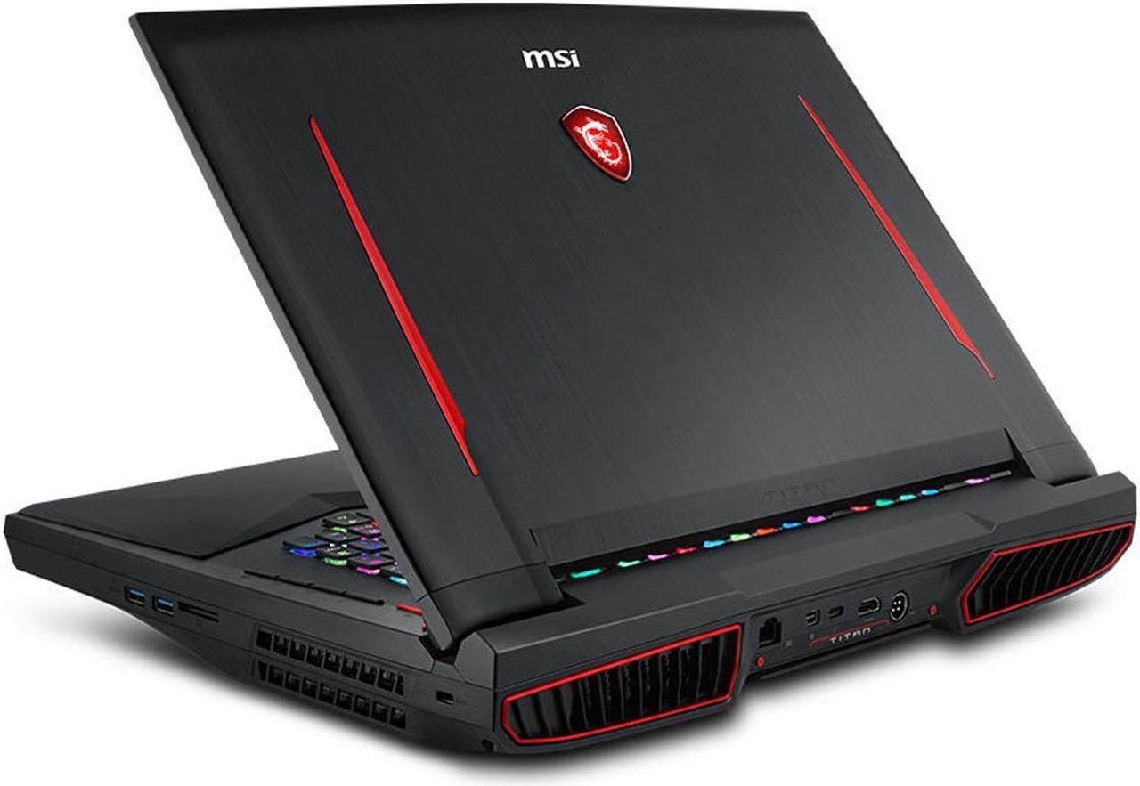 Alt view image 4 of 4 - MSI GT75 TITAN 4K-012 Gaming and Business Laptop (Intel i9-8950HK, 32GB RAM, 2TB HDD + 2TB PCIe SSD, 17.3" UHD (3840x2160) 4K IPS G-Sync, GeForce RTX 2080, Thunderbolt 3, Per Key RGB, Win 10 Pro)