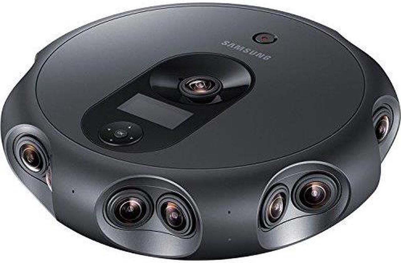 Alt view image 3 of 3 - Samsung - SM-R260NZKAXAR - Samsung 360 Round SM-R260 - 360 action camera - mountable - 3D - 4K / 30 fps - 2.0 MP - flash