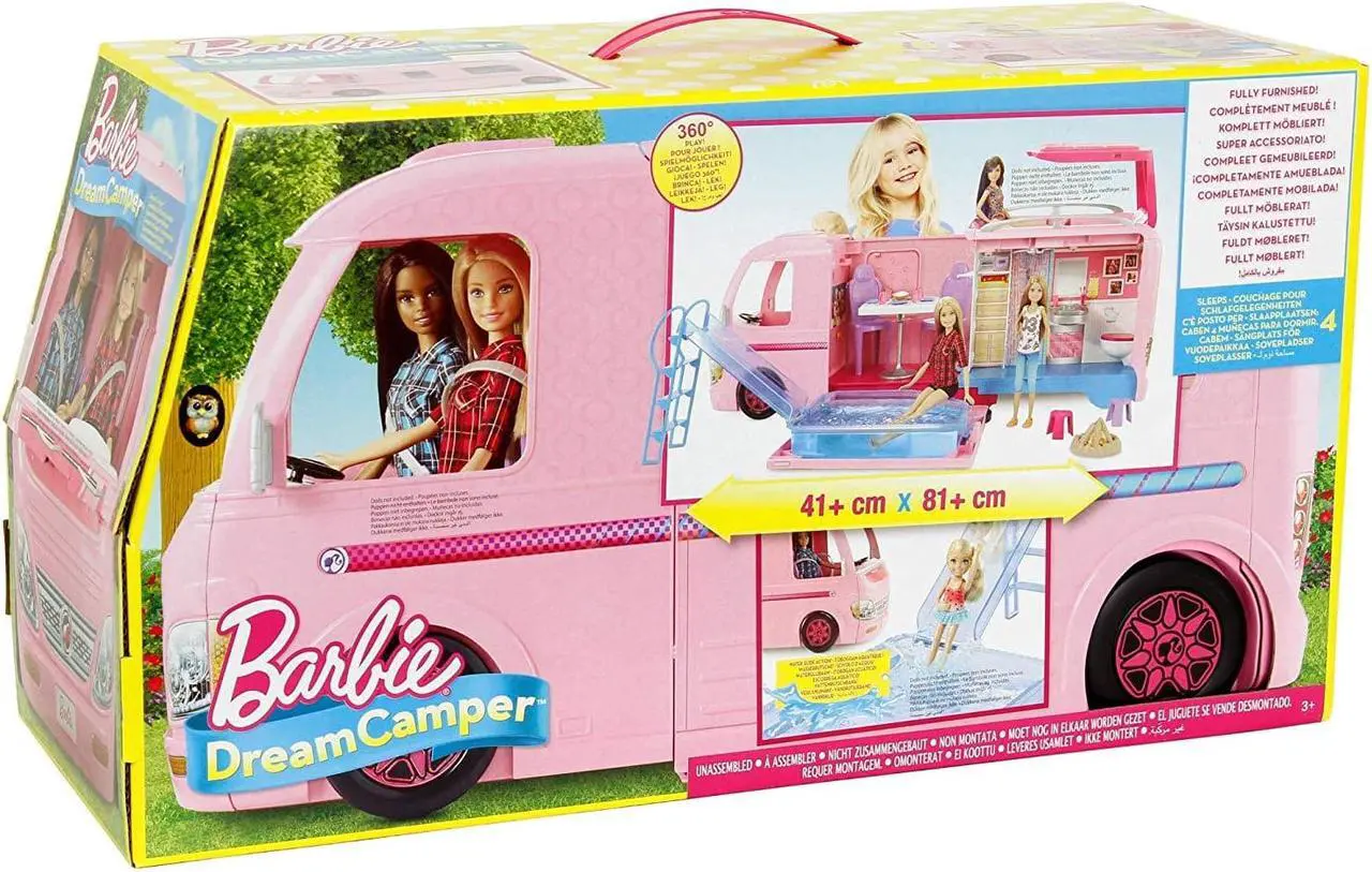 Alt view image 4 of 20 - Mattel FBR34 Barbie Dream Camper