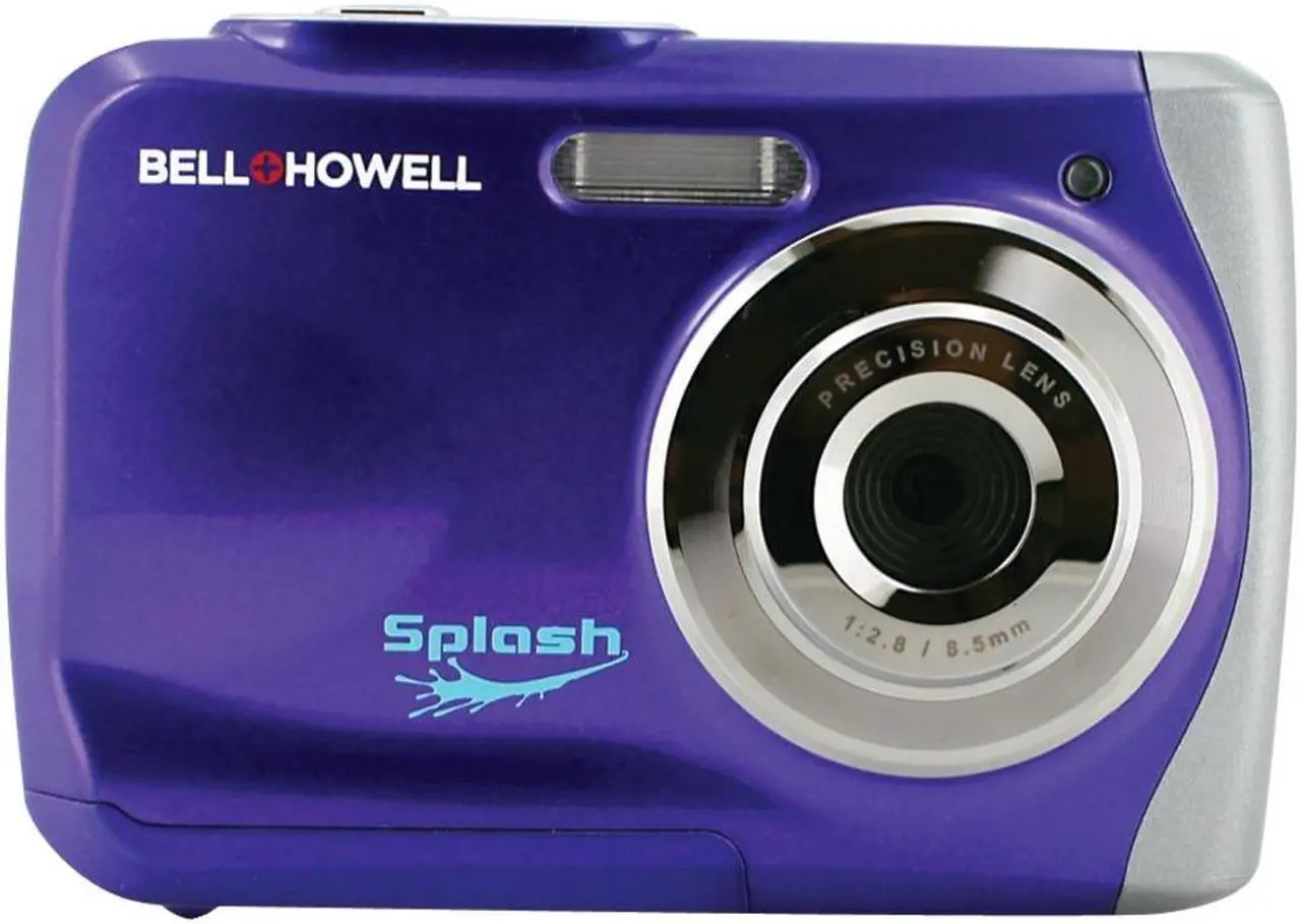 Alt view image 10 of 14 - BELL+HOWELL WP7-P 12.0 Megapixel WP7 Splash Underwater Digital Camera ,Purple