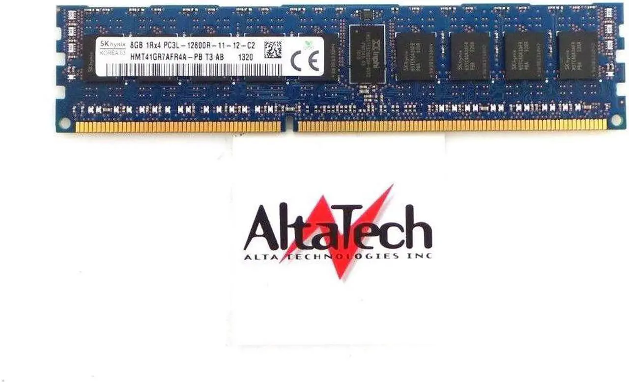 Main image of HMT41GR7AFR4A-PB Hynix 8GB 1Rx4 PC3L-12800R DDR3-1600 ECC RAM Memory - Tested
