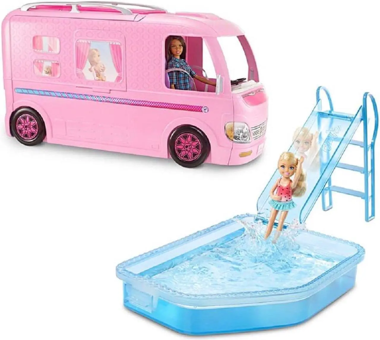 Alt view image 9 of 20 - Mattel FBR34 Barbie Dream Camper