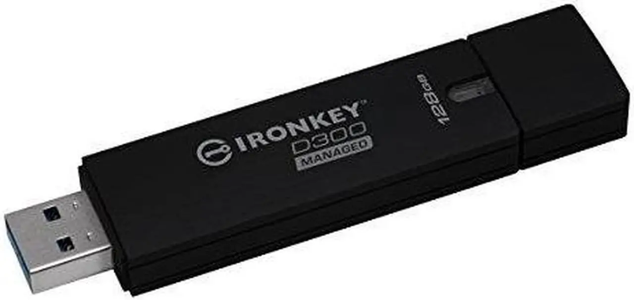 Alt view image 4 of 11 - Kingston IKD300M/128GB Ironkey D300 Managed - Usb Flash Drive - Encrypted - 128 Gb - Usb 3.0 - Fips 140-2 Level 3