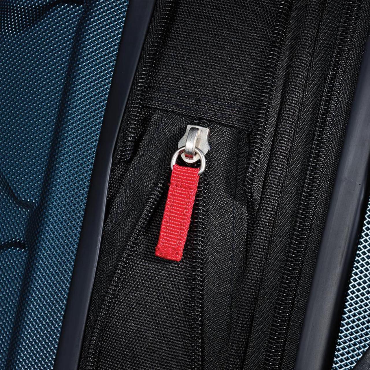 Alt view image 5 of 7 - Samsonite Omni Hardside Nested Luggage Spinner Set, Teal w/ 10pc Accessory Kit