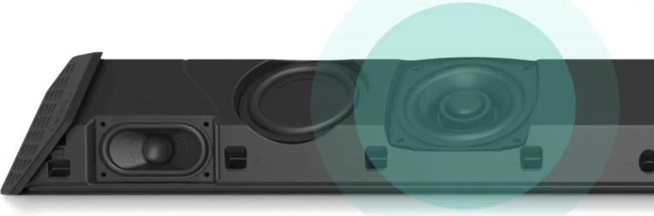 Alt view image 2 of 12 - VIZIO SB362AN-F6 2.1 CH 36" 2.1 Sound Bar with Built-in Dual Subwoofers
