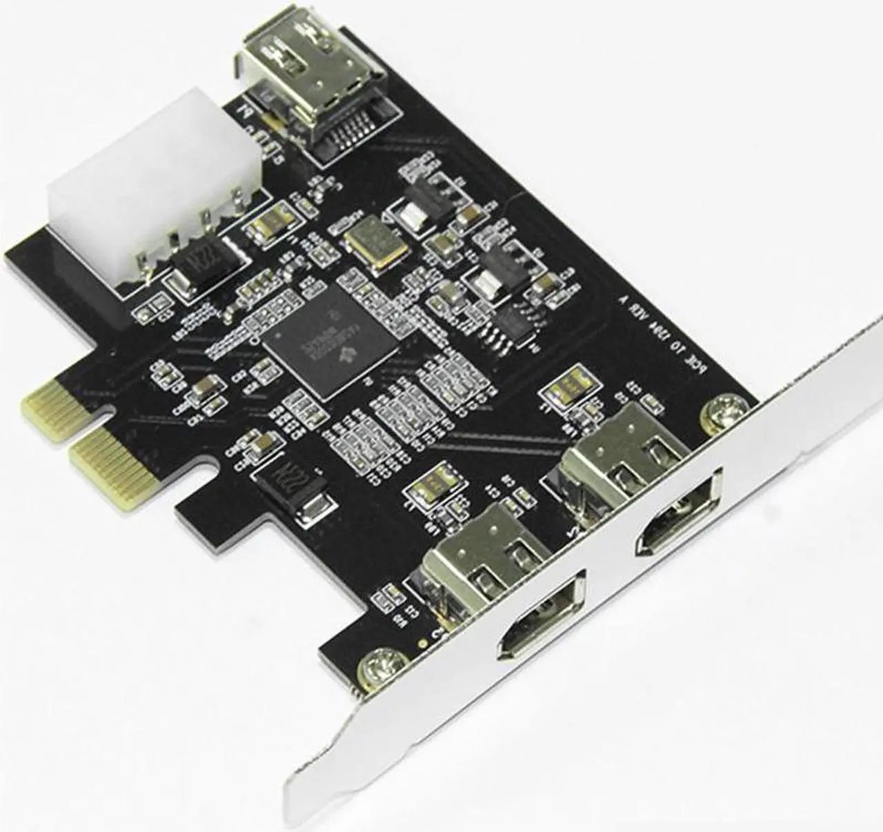 Alt view image 4 of 4 - PCIe 1394A Firewire Expansion Card With 1 Internal And 2 External Ports