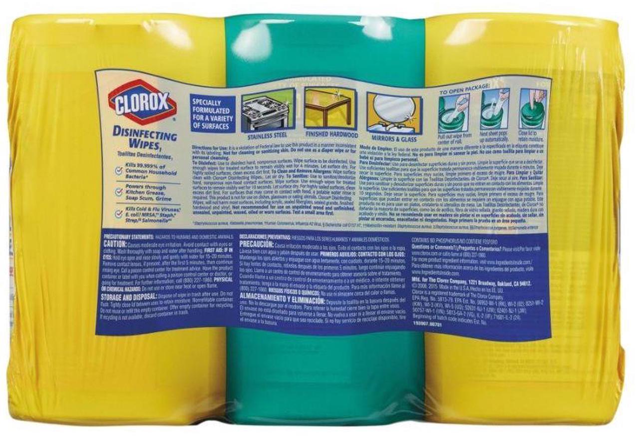 Alt view image 11 of 15 - Clorox Disinfecting Wipes Value Pack 1949018