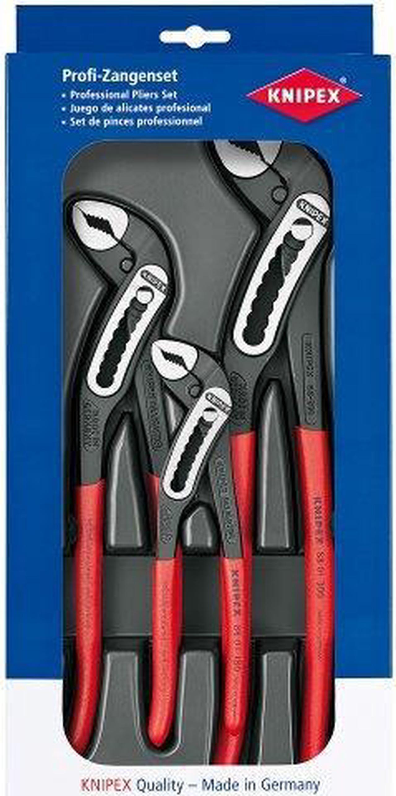 knipex 00 20 09 v03"alligator" pliers set 3 piece