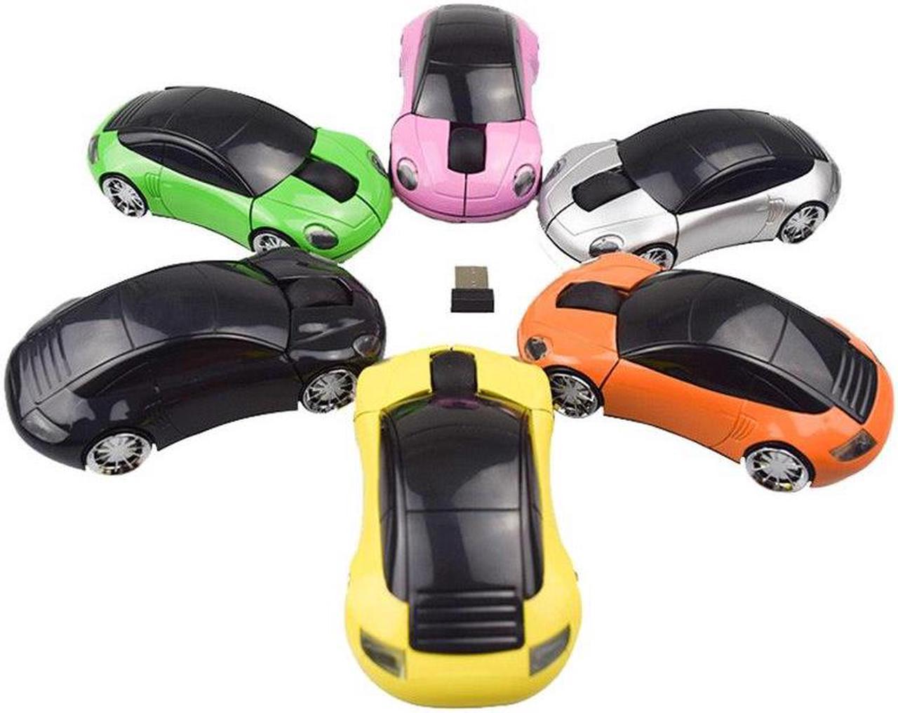 Computer Accessories 2.4GHz 3D Optical Wireless Mouse Mice Car Shape Receiver USB For PC Laptop