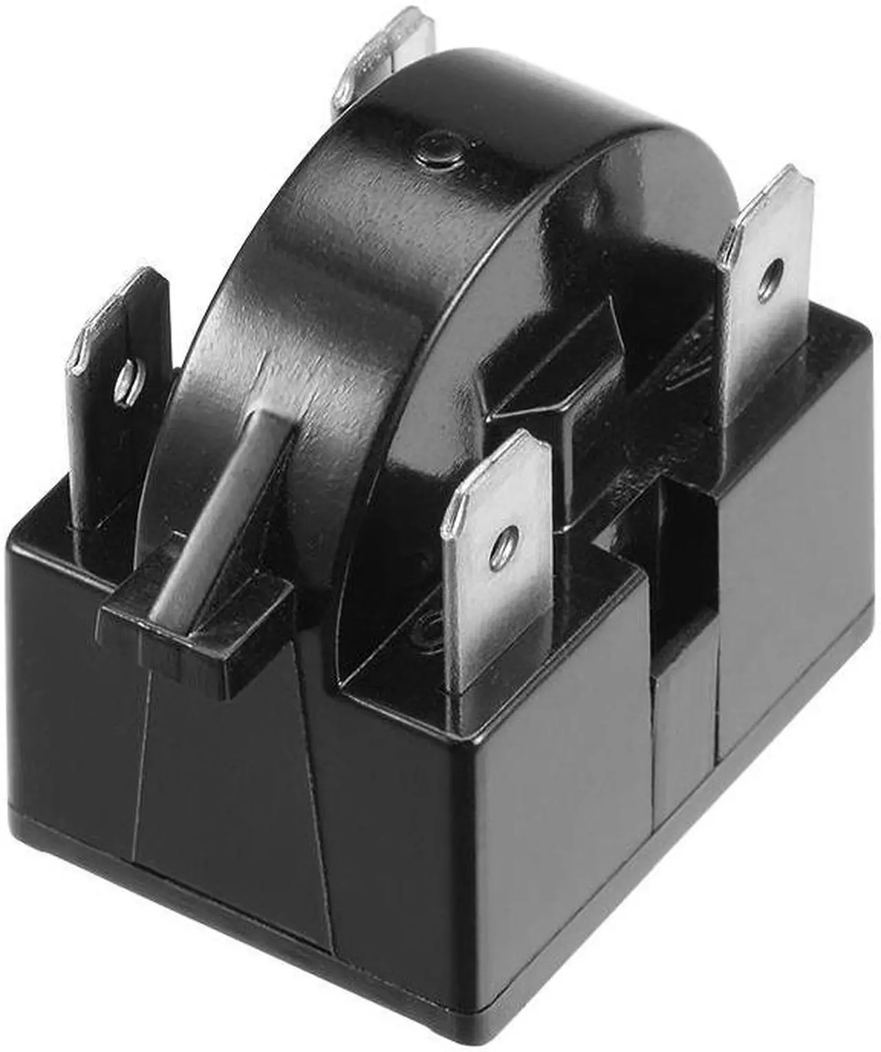 Alt view image 3 of 4 - Refrigerator PTC Starter Relay 12 Ohm 4 Pin + Compressor Thermal Overload Protector 1/2HP 375W