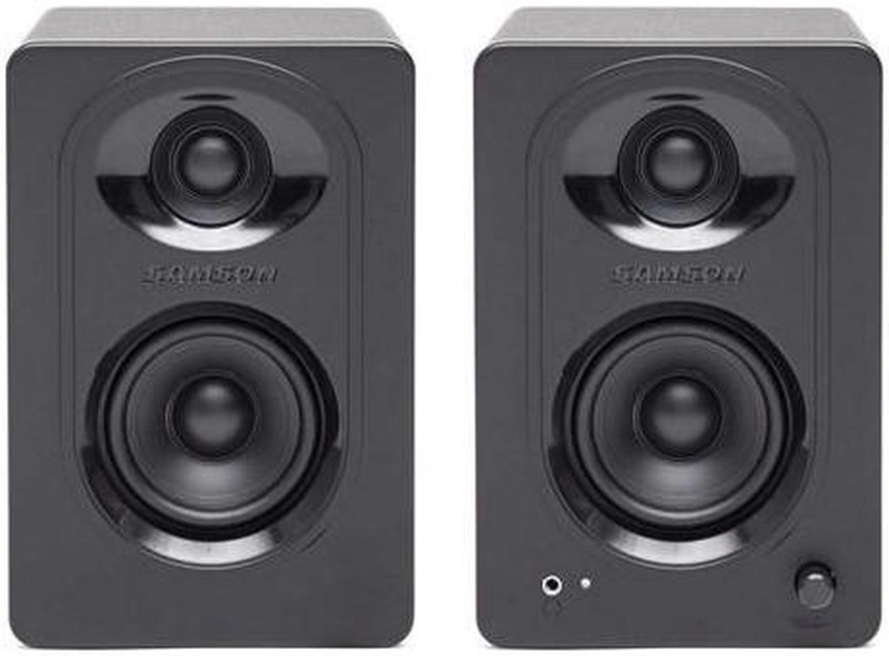 Alt view image 7 of 20 - Samson MediaOne M30 Powered Studio Monitors (Pair)
