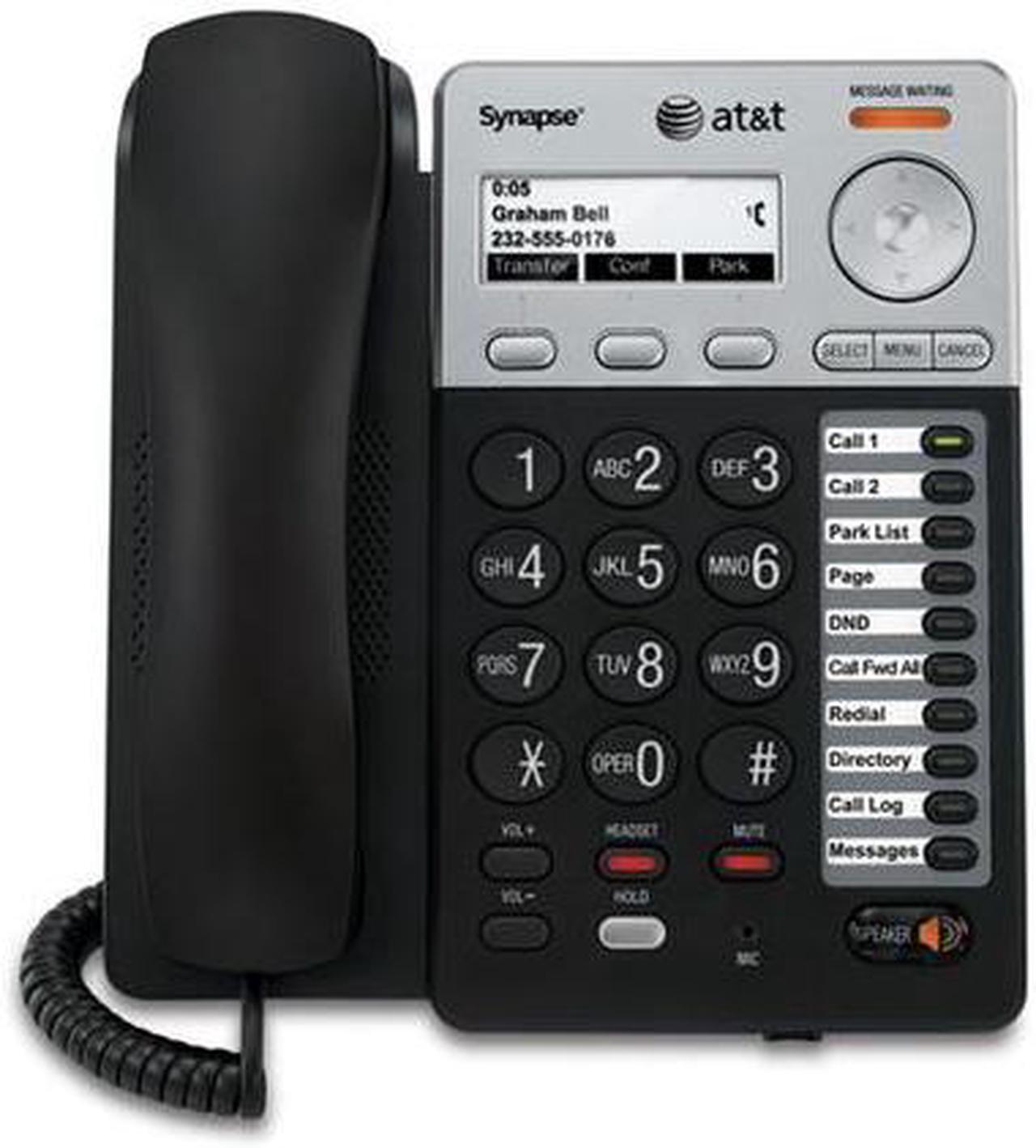Alt view image 7 of 7 - AT&T - SB35025 - Syn248 SB35025 Corded Deskset Phone System, For Use with SB35010 Analog Gateway