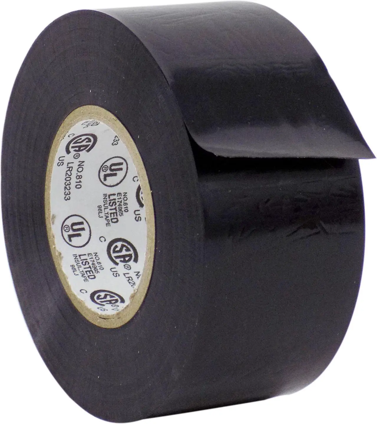 Main image of WOD EL-766AW Professional Grade Electrical Tape General Purpose Black UL/CSA listed core: 1.5 inch X 66 ft - Use At No More Than 600V & 176F