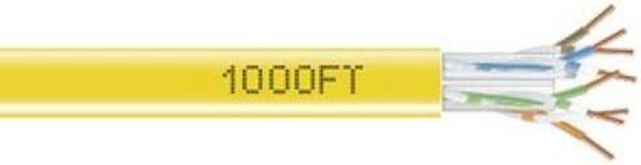 Alt view image 3 of 11 - Black Box EYN852A-PB-1000 CAT5e 350-MHz Solid Bulk Cable - Unshielded, CMP, Plenum, White, 1000 ft. Pull Box