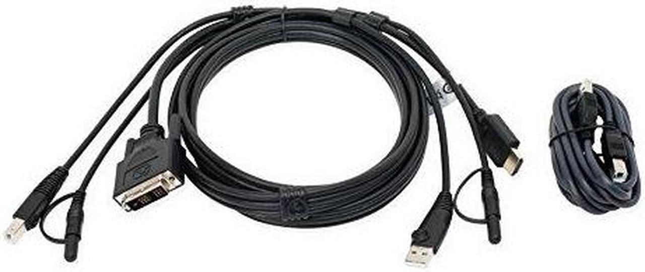 Alt view image 2 of 2 - IOGEAR 6ft HDMI to DVI, USB KVM Cable Kit with Audio (TAA)