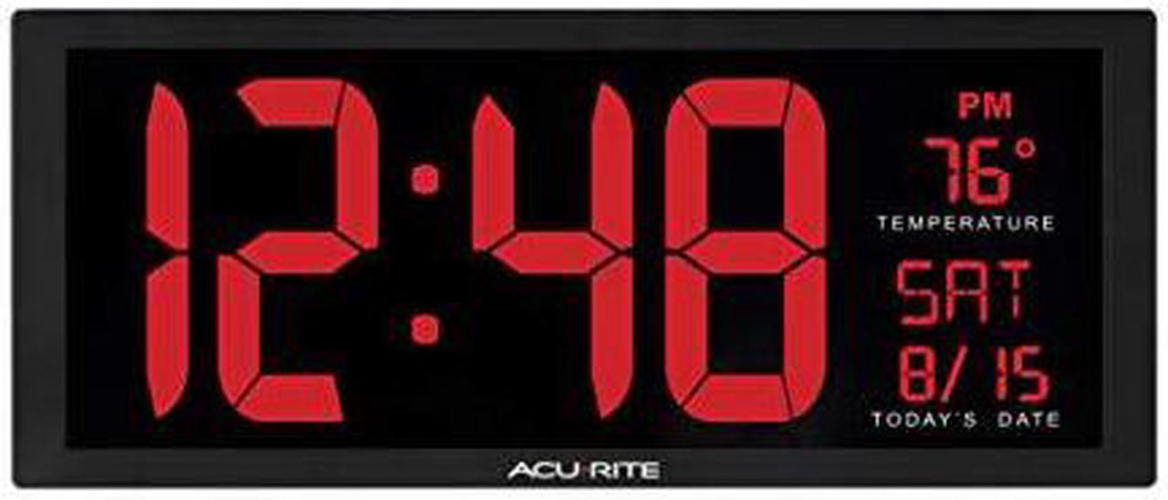 Alt view image 11 of 12 - CHANEY INSTRUMENTS 75127 AcuRite Digit 14.5 Wall Clock