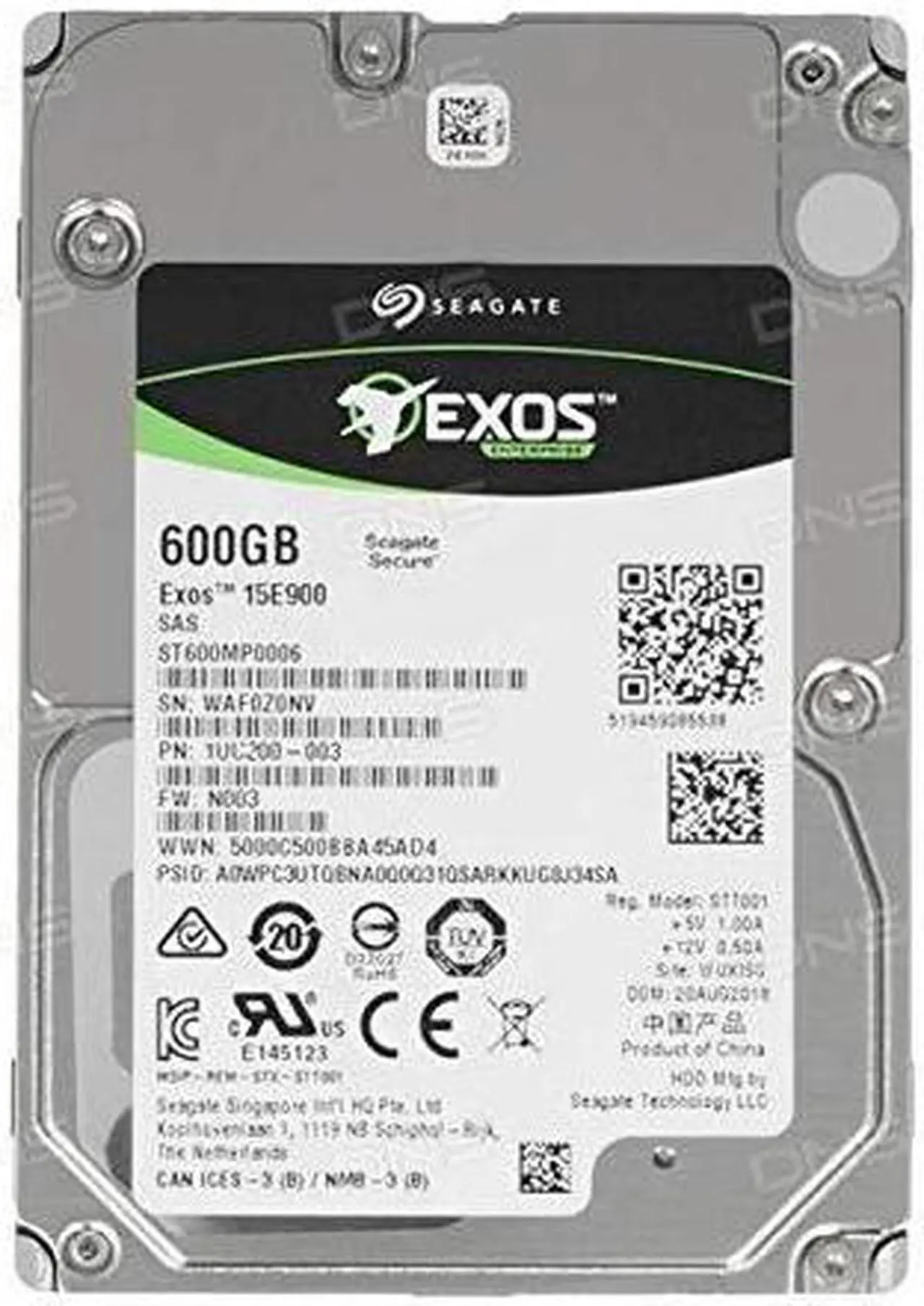 Alt view image 7 of 16 - Seagate HDD ST600MP0136 600GB 15K HDD 256MB 12Gb/s SAS Bare